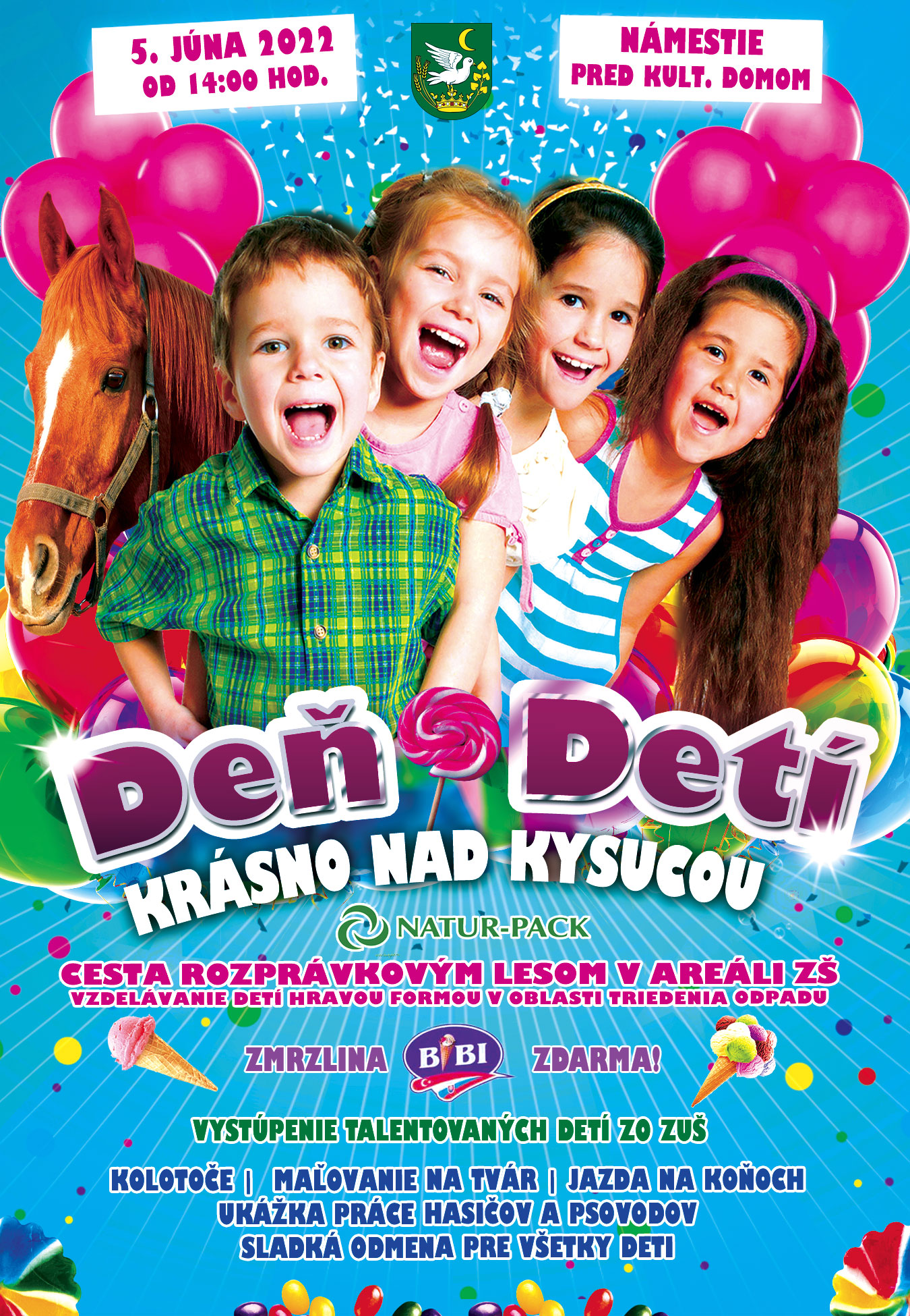 Deň detí Krásno nad Kysucou