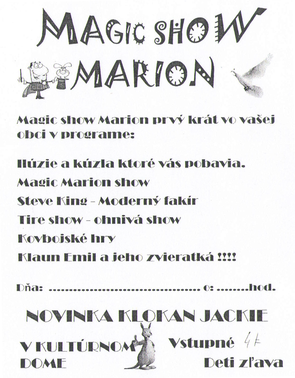 Plagát Magic Marion