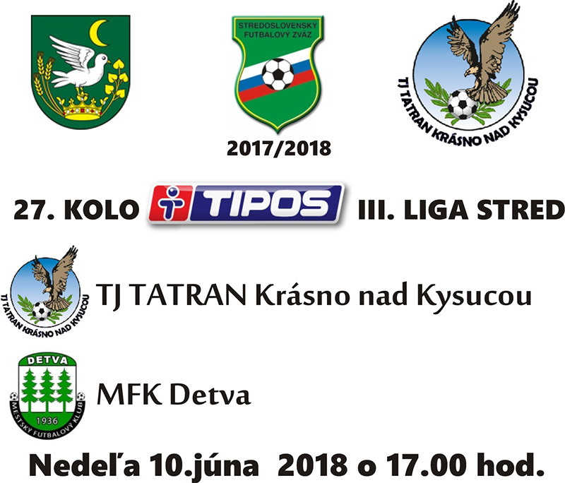 TJ Tatran Krásno nad Kysucou - MFK Detva