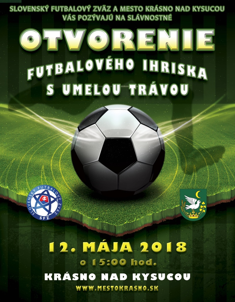 Otvorenie futbalového ihriska s umelou trávou Krásno nad Kysucou