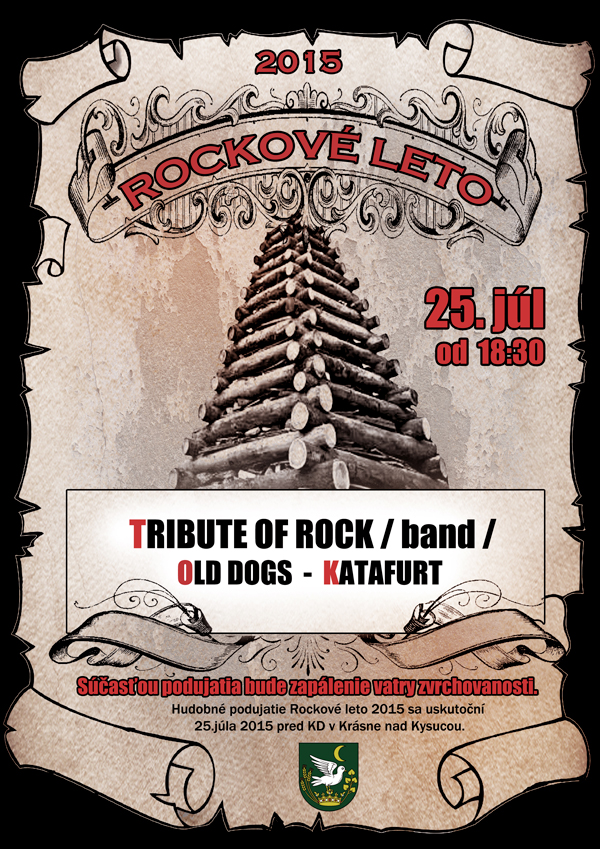 Plagát Rockové leto 2015