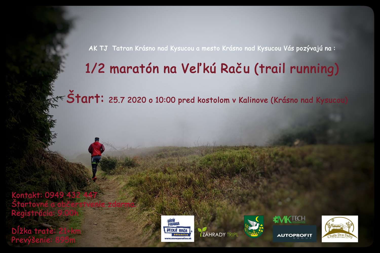 1/2 maratón na Veľkú Raču