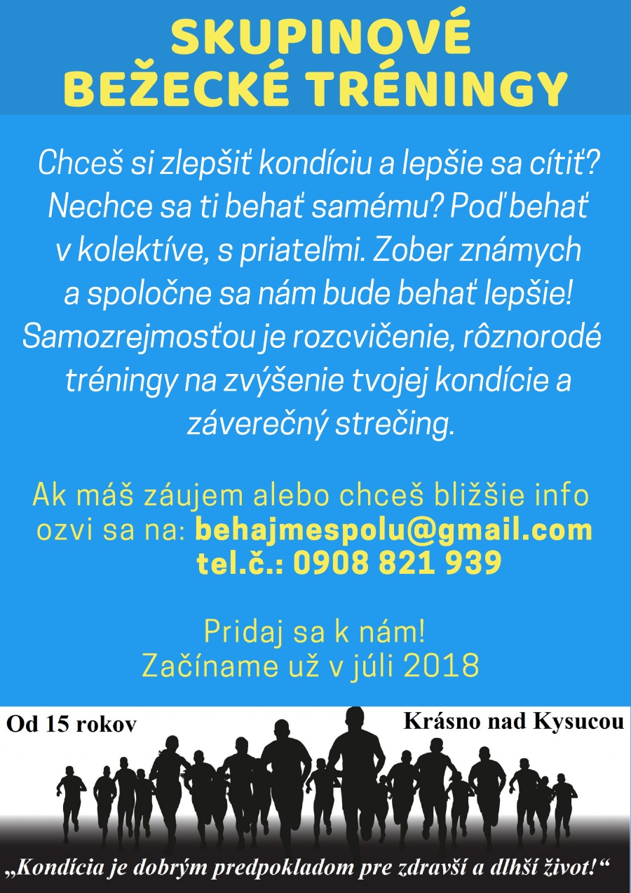Skupinové bežecké tréningy