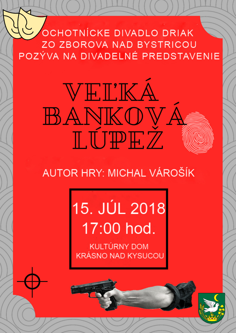 Veľká banková lúpež Krásno nad Kysucou