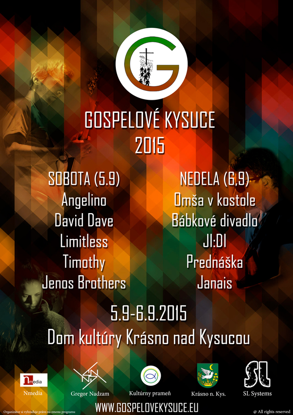 Plagát Gospelové Kysuce 2015