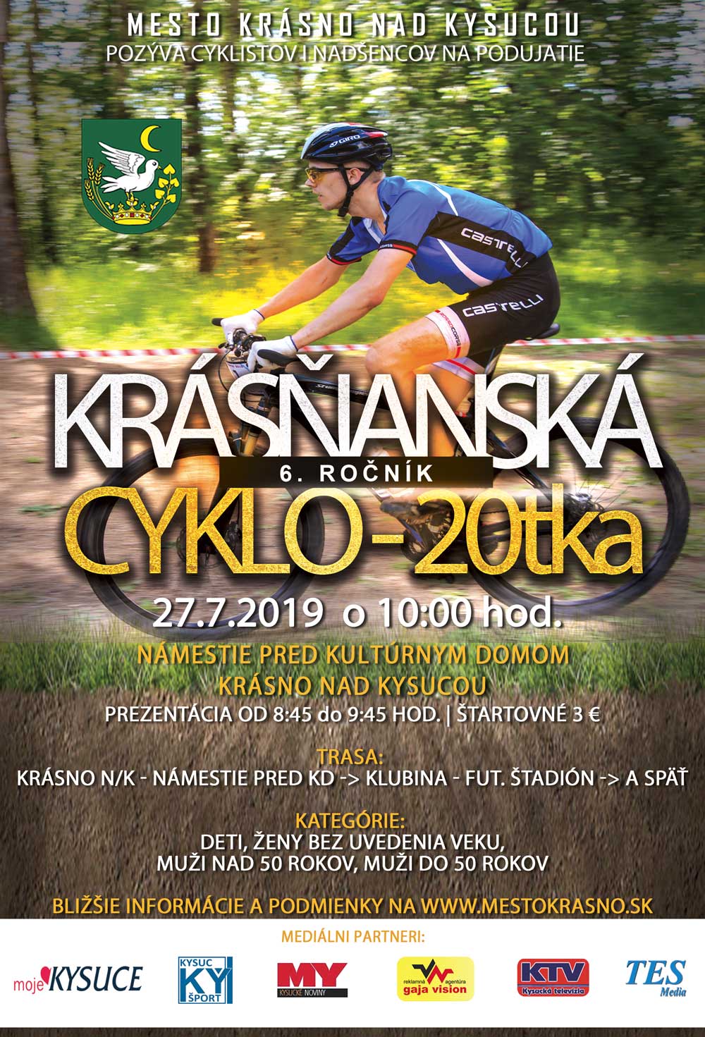 Krásňanská Cyklo-20tka 2019 Krásno nad Kysucou