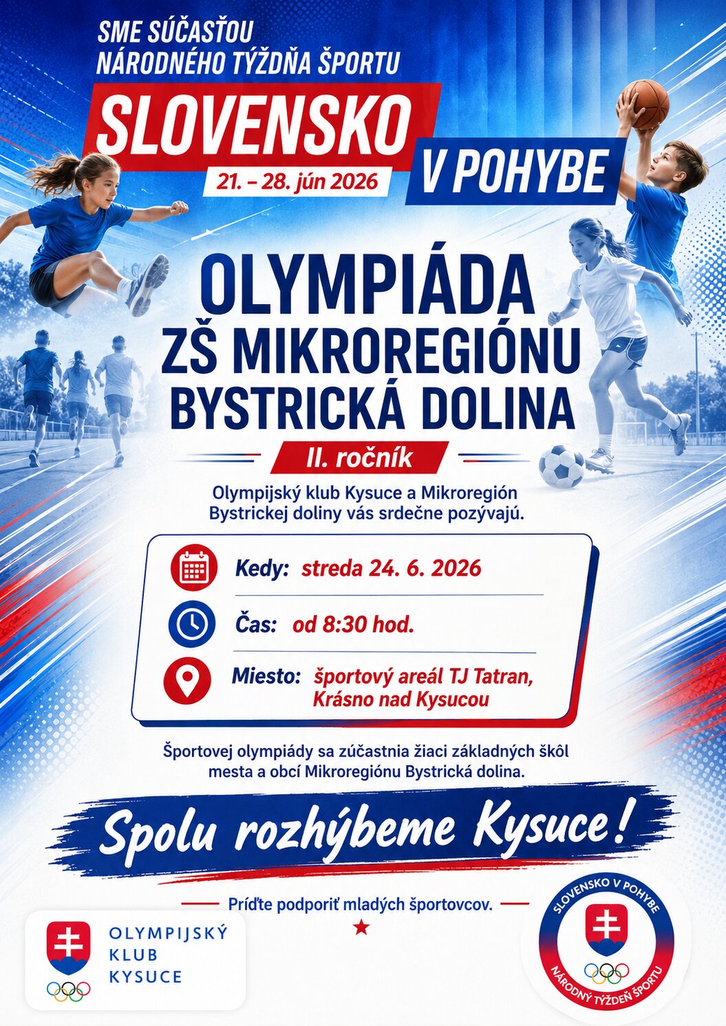 Olympiáda ZŠ Mikroregiónu Bystrická dolina