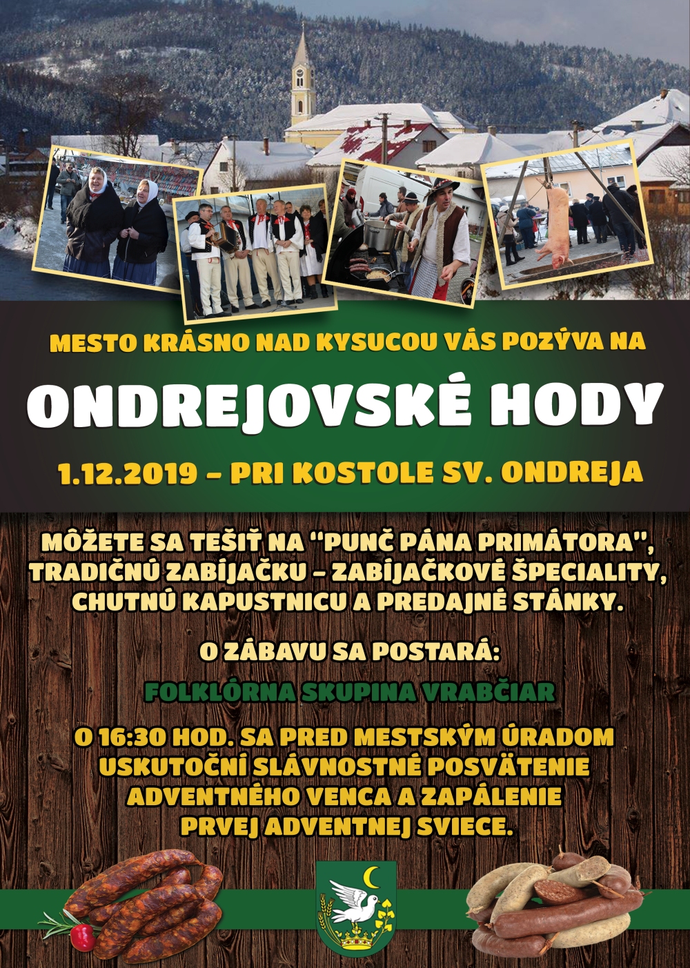 Ondrejovské hody Krásno nad Kysucou 2019