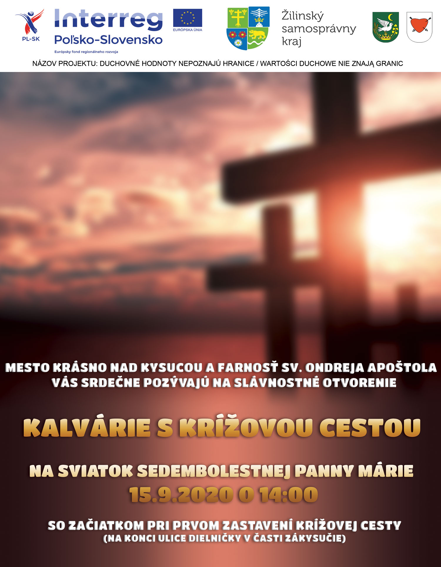 Otvorenie Kalvárie s krížovou cestou v Krásne nad Kysucou