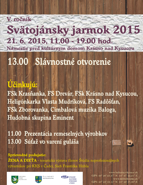 Pozvánka na Svätojánsky jarmok