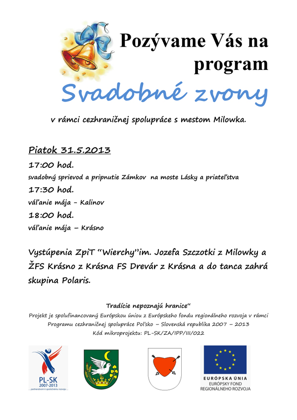 Pozvánka: Svadobne zvony 2013