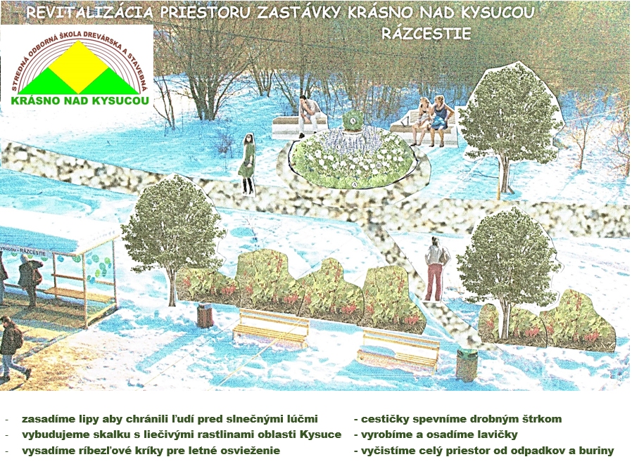 Revitalizácia zastávky Krásno nad Kysucou - Rázcestie