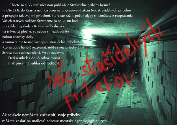 Plagát na Noc strašidelných príbehov