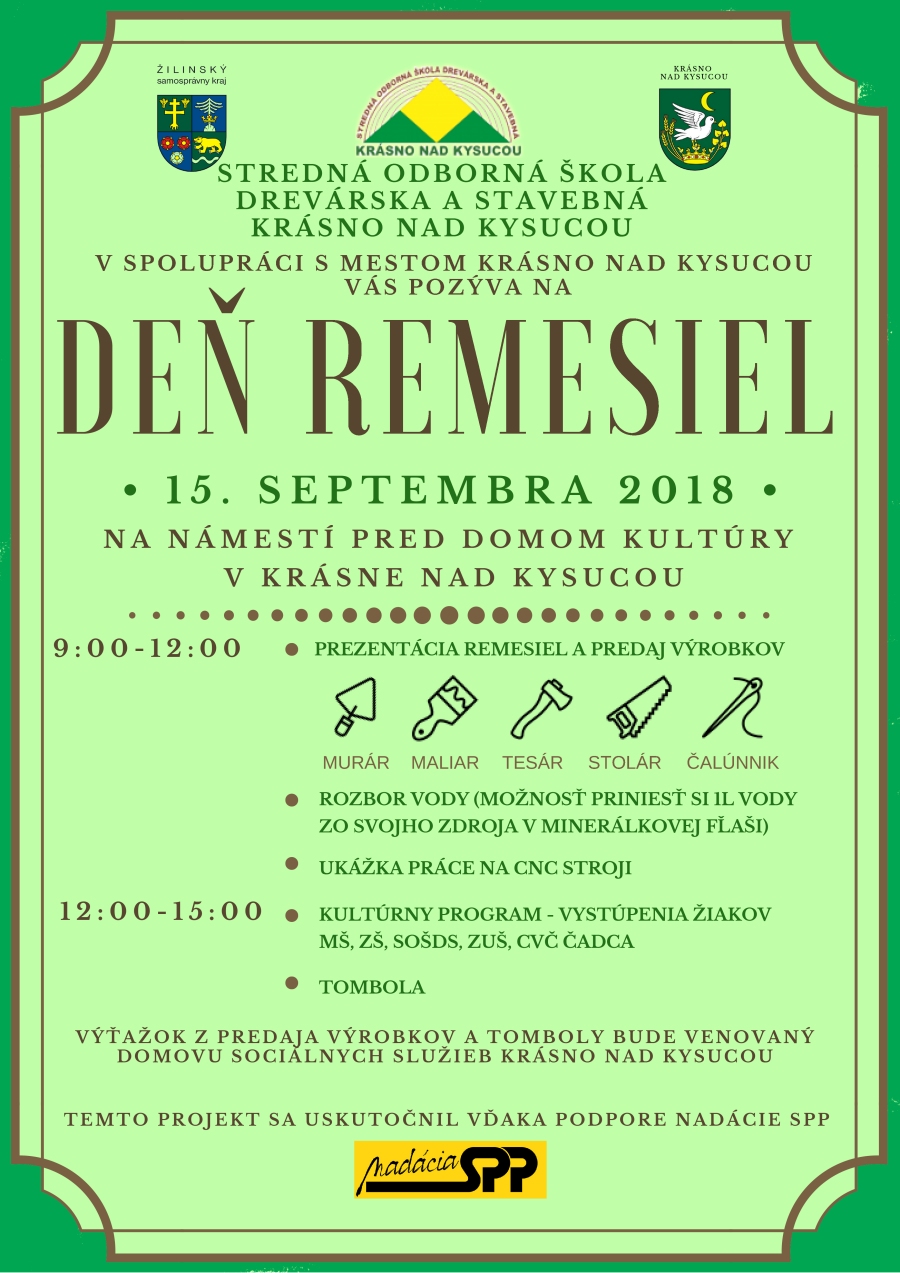 Deň remesiel Krásno nad Kysucou