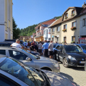 Pred kostolom sv. Ondreja požehnali takmer 250 dopravných prostriedkov