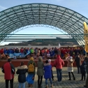 Zimné plávanie mrožov na Oravskej priehrade