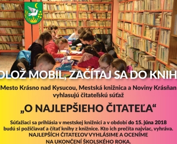 Odlož mobil, začítaj sa do knihy!