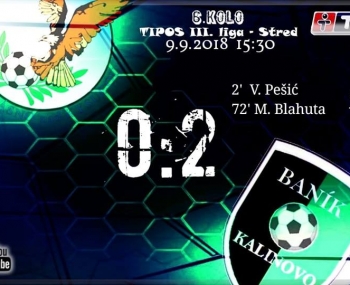 Výsledok futbalového zápasu 6. kola