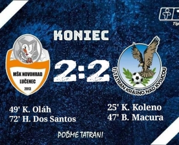 Výsledok futbalového zápasu 5. kola TIPOS III. liga