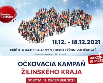 Národný očkovací týždeň Darujme si Vianoce