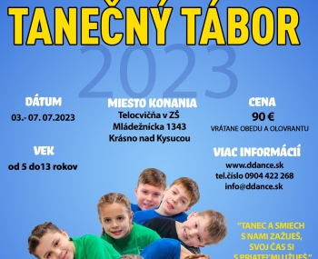 Pozvánka na Letný tanečný tábor