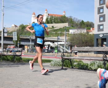 Andrea Hudeková nás reprezentovala na ČSOB maratóne v Bratislave