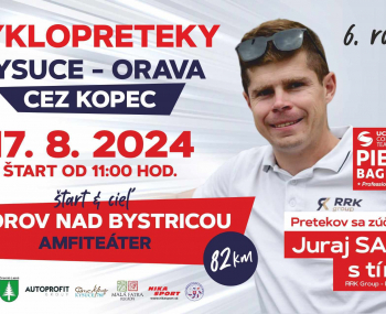 Pozvánka na cyklopreteky Kysuce - Orava cez kopec 2024