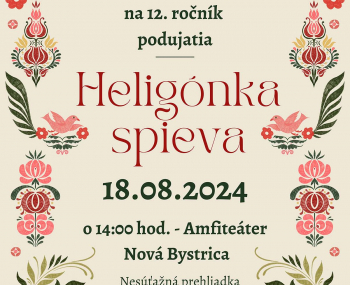 Pozvánka na podujatie Heligónka spieva