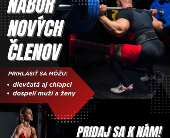 Nábor nových členov do oddielu vzpierania