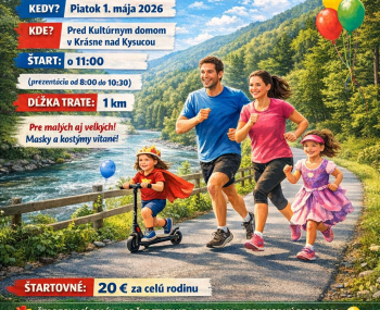 Rodinný beh prinesie radosť z pohybu pre malých aj veľkých