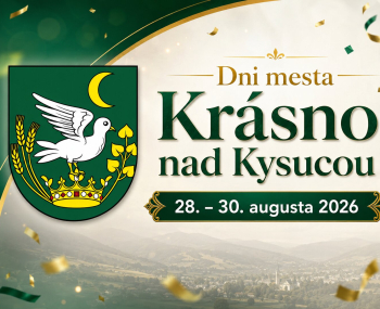 Dni mesta Krásno nad Kysucou oslávia 25 rokov mesta veľkolepým trojdňovým programom
