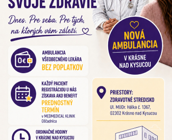 Zdravotníctvo je pre nás dôležité