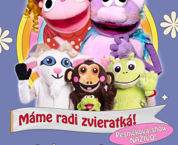 Hanička a Murko prídu do Krásna nad Kysucou so šou Máme radi zvieratká!