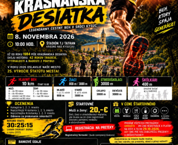 Pozvánka na 41. ročník Krásňanskej desiatky