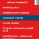 Reportáže z mesta už aj na internete