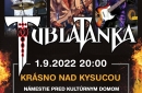 Pozvánka na koncert skupiny TUBLATANKA