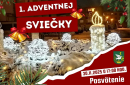 Pozvánka na rozsvietenie prvej adventnej sviečky