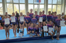 Gymnastky z Krásna nad Kysucou bodovali na súťaži v Považskej Bystrici