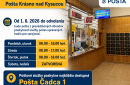Pošta Krásno nad Kysucou od 1. júna funguje v upravenom režime