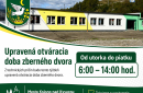 Upravená otváracia doba zberného dvora